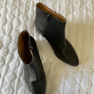 J. Crew Classic Black Ankle Booties